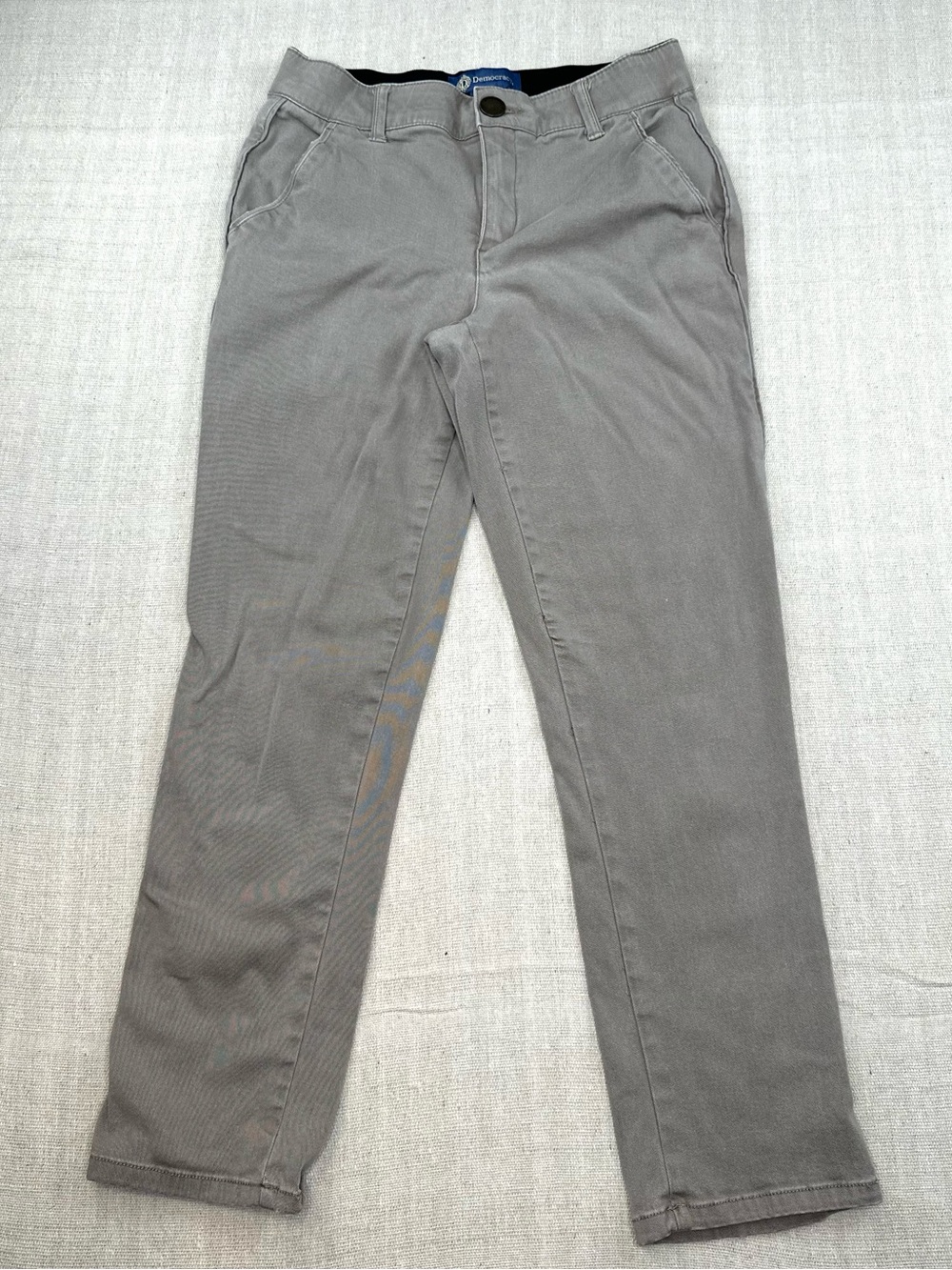 Democracy Men's Gray Slim Casual Chinos